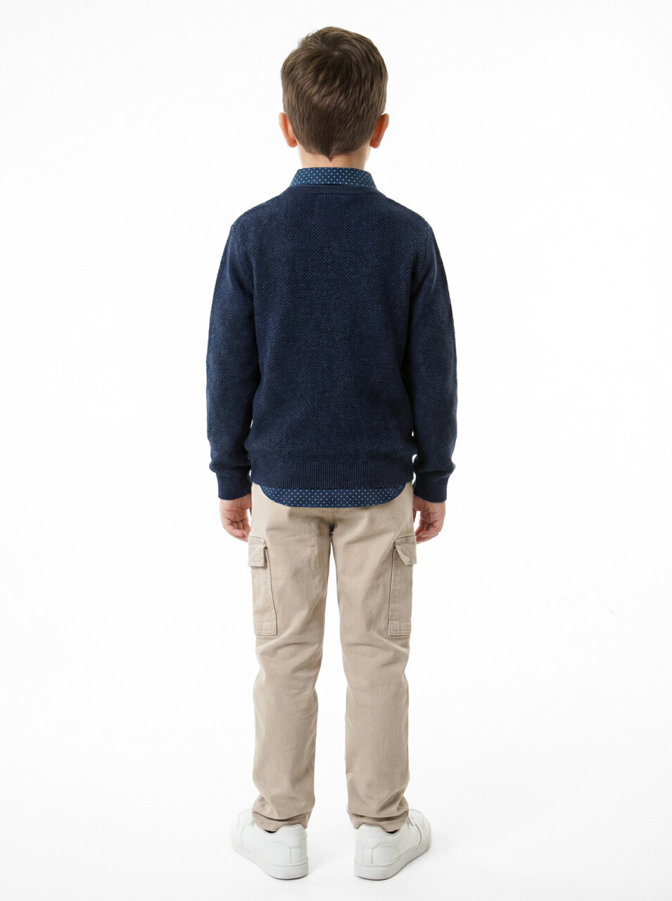 Erkek Çocuk 3'lu Alt Üst Takım 3-8 Yaş 2782 Mavi - Lacivert - 4