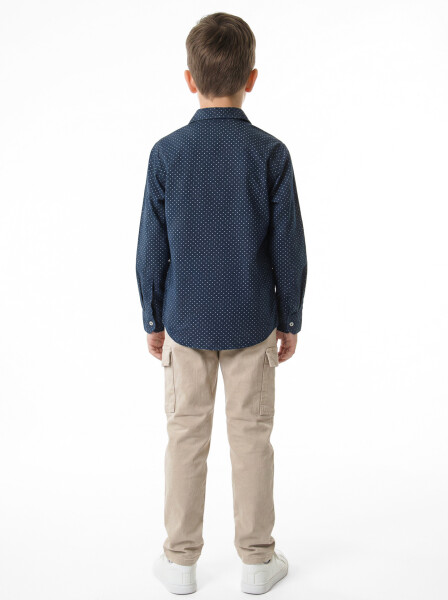 Erkek Çocuk 3'lu Alt Üst Takım 3-8 Yaş 2782 Mavi - Lacivert - 6