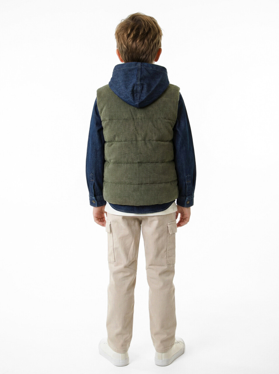 Erkek Çocuk 4'lu Alt Üst Takım 3-8 Yaş 2779 Haki - 2