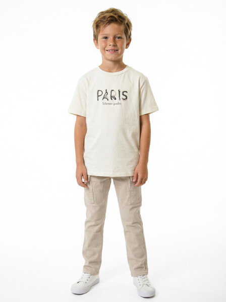 Erkek Çocuk 4'lu Alt Üst Takım 3-8 Yaş 2779 Haki - 5