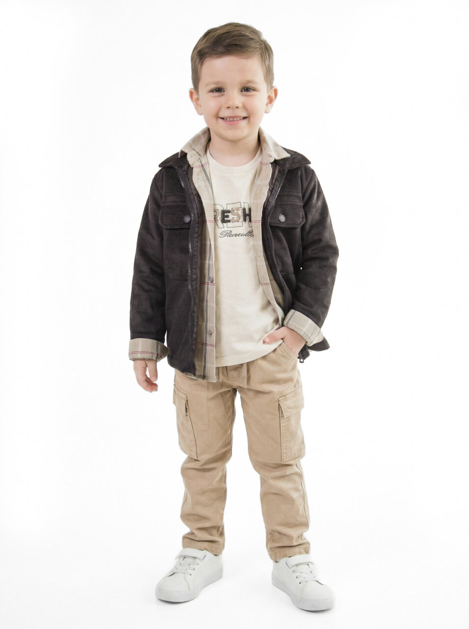 Erkek Çocuk 4'lu Alt Üst Takım 2-7 Yaş 4436 Siyah - 1