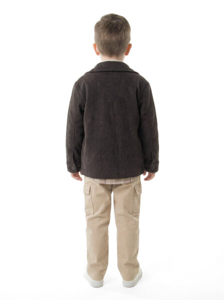 Erkek Çocuk 4'lu Alt Üst Takım 2-7 Yaş 4436 Siyah - 2