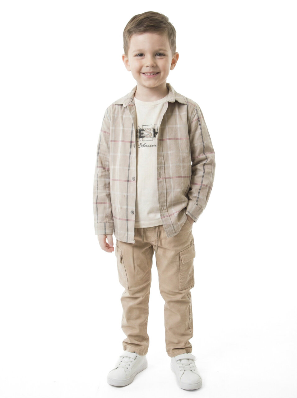 Erkek Çocuk 4'lu Alt Üst Takım 2-7 Yaş 4436 Siyah - 3