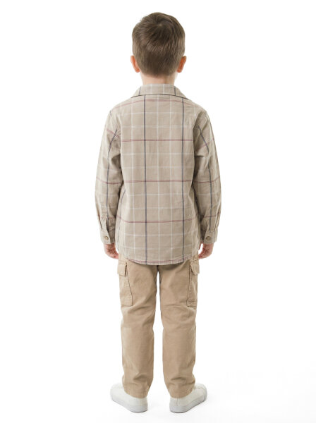 Erkek Çocuk 4'lu Alt Üst Takım 2-7 Yaş 4436 Siyah - 4