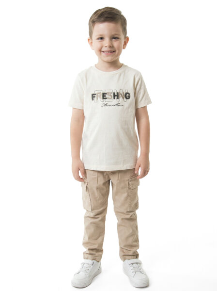 Erkek Çocuk 4'lu Alt Üst Takım 2-7 Yaş 4436 Siyah - 5