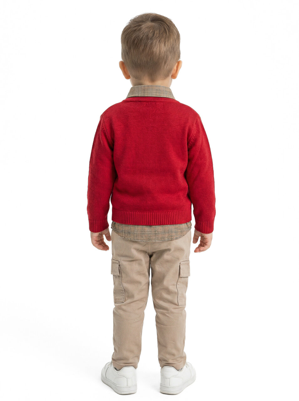 Erkek Çocuk 4'lu Alt Üst Takım 1-5 Yaş 4280 Kırmızı - 2