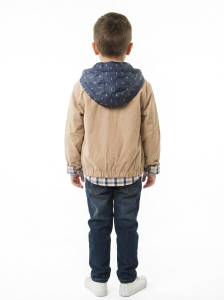 Erkek Çocuk 4'lu Alt Üst Takım 1-5 Yaş 4261 Bej - 2