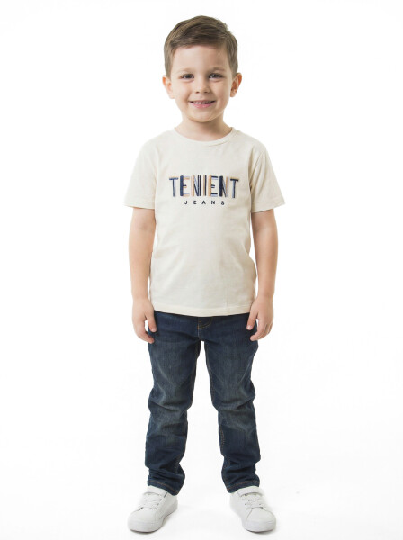 Erkek Çocuk 4'lu Alt Üst Takım 1-5 Yaş 4261 Bej - 5