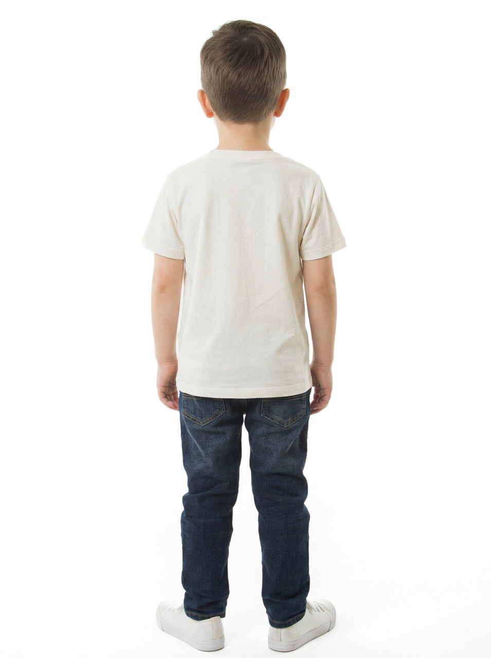 Erkek Çocuk 4'lu Alt Üst Takım 1-5 Yaş 4261 Bej - 6