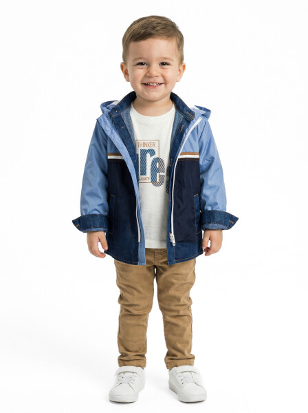 Erkek Çocuk 4'lu Alt Üst Takım 6-36 Ay 4208 Mavi - Top Kids