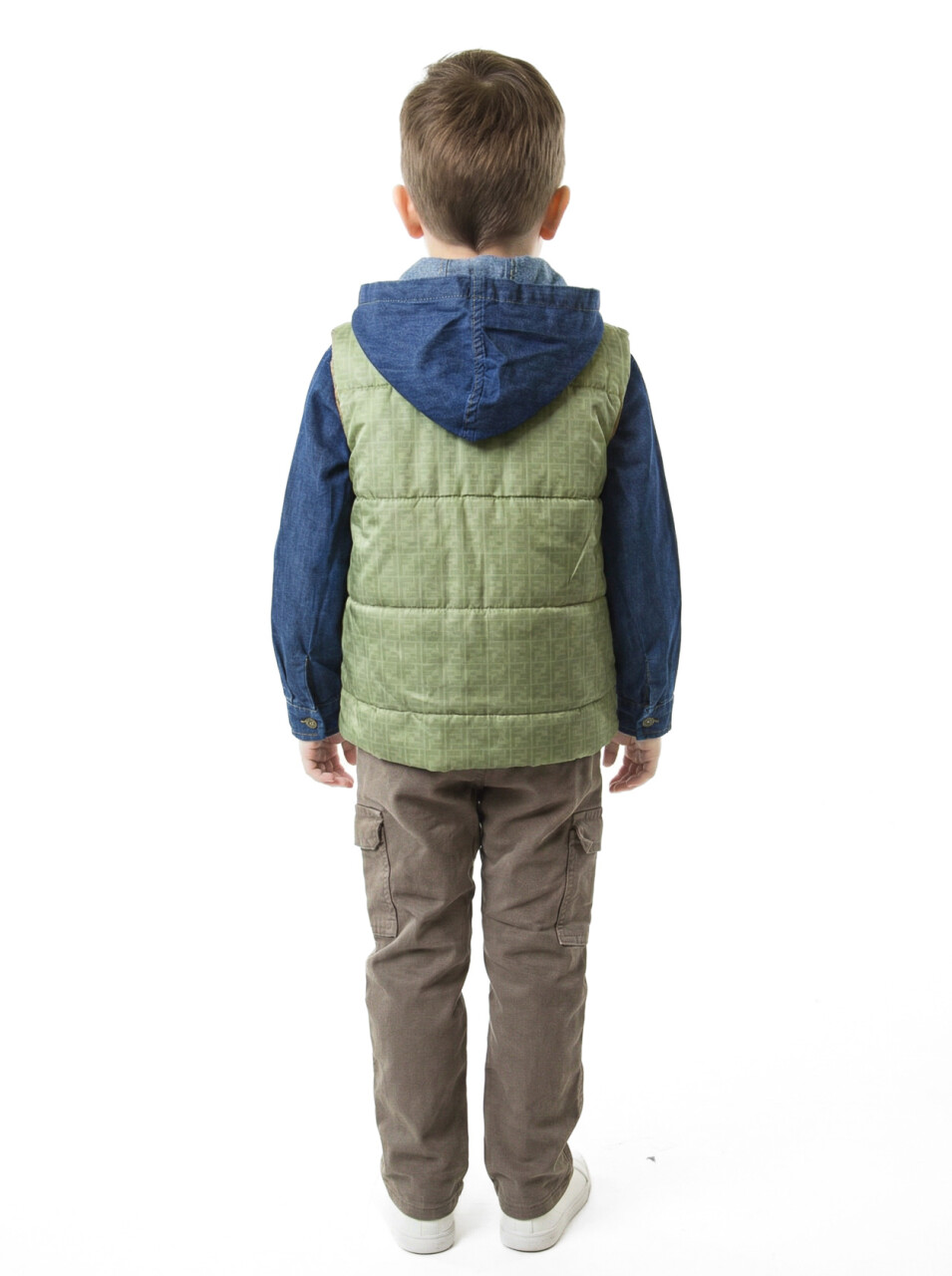 Erkek Çocuk 4'lu Alt Üst Takım 2-7 Yaş 4424 Haki - 4