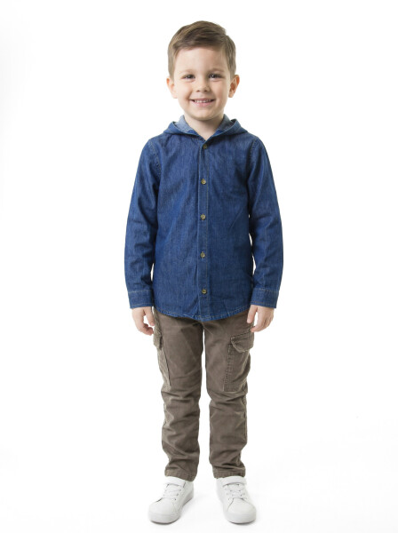 Erkek Çocuk 4'lu Alt Üst Takım 2-7 Yaş 4424 Haki - 5