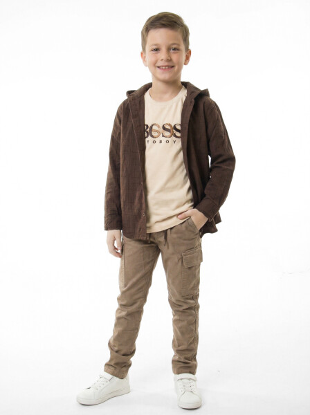 Erkek Çocuk 4'lu Alt Üst Takım 1-5 Yaş 4249 Camel - 3