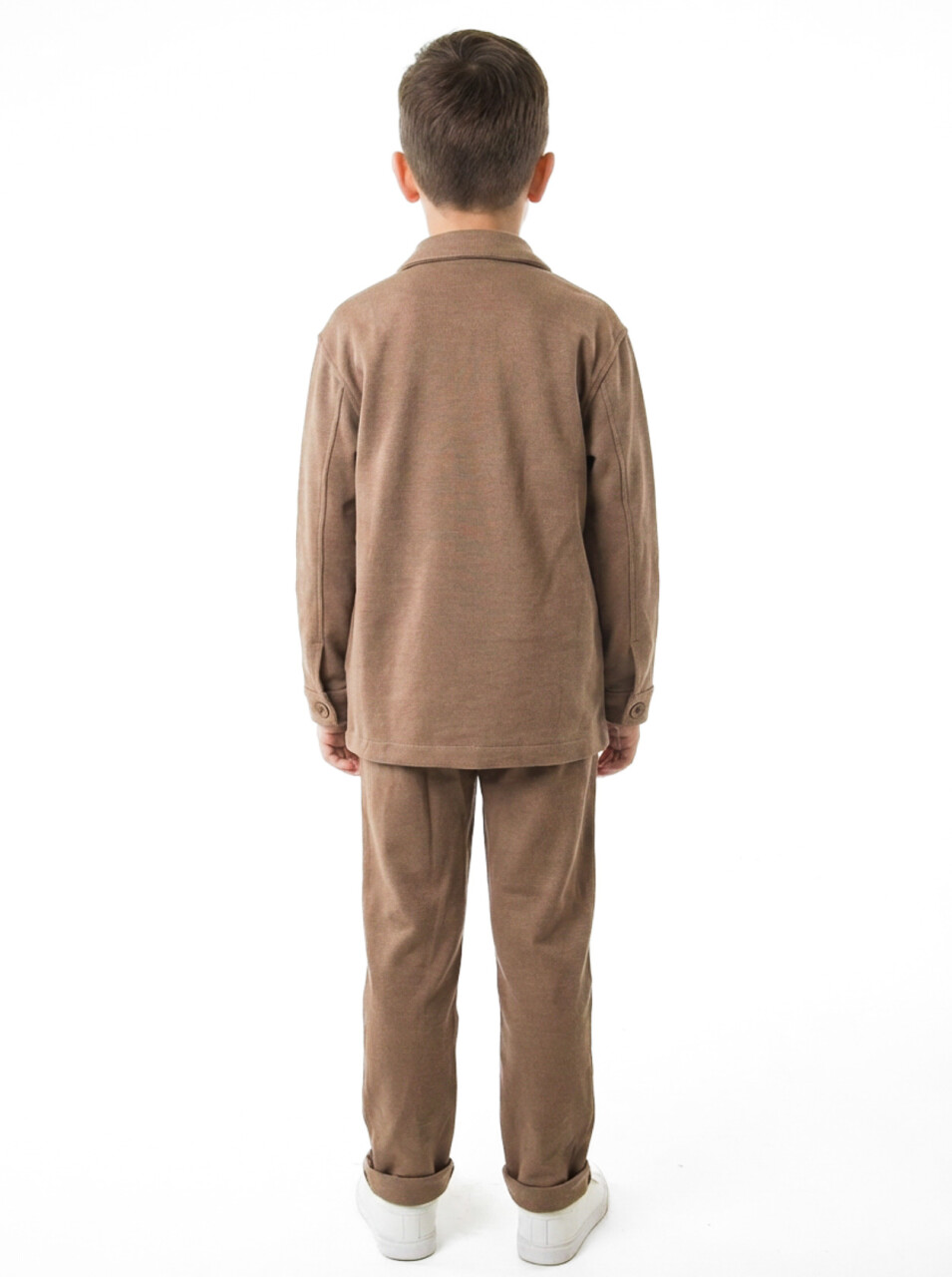 Erkek Çocuk 3'lu Alt Üst Takım 4-10 Yaş 4686 Bej - 2