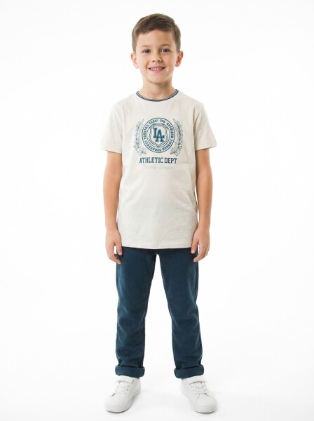 Erkek Çocuk 3'lu Alt Üst Takım 4-10 Yaş 4685 Mavi - 3