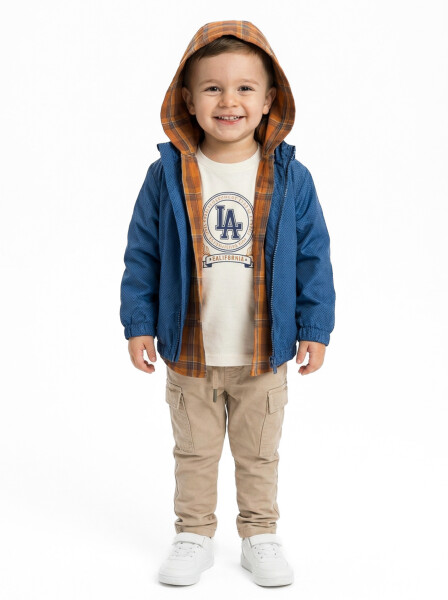 Erkek Çocuk 4'lu Alt Üst Takım 6-36 Ay 4314 Mavi - Top Kids