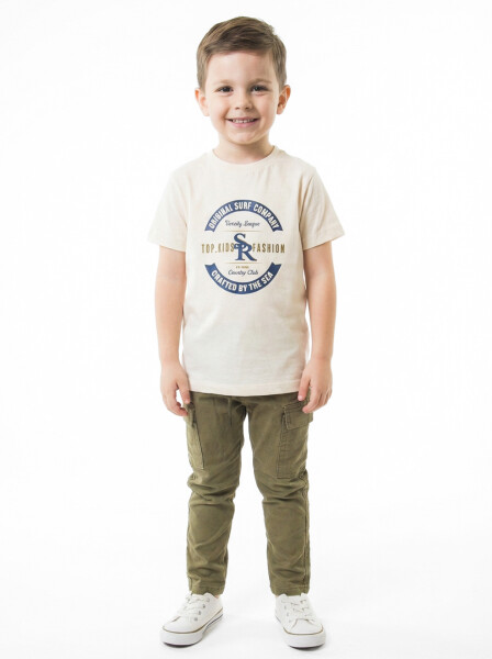 Erkek Çocuk 4'lu Alt Üst Takım 2-7 Yaş 4493 Kahverengi - 5