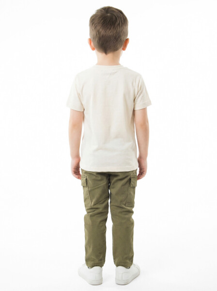 Erkek Çocuk 4'lu Alt Üst Takım 2-7 Yaş 4493 Kahverengi - 6