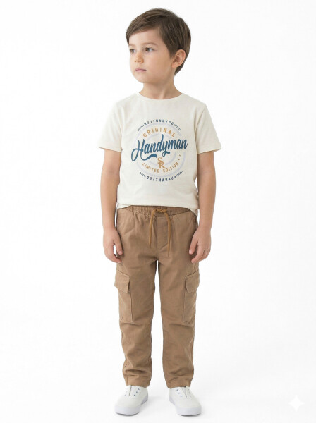 Erkek Çocuk 4'lu Alt Üst Takım 3-8 Yaş 4504 Turkuaz - 15