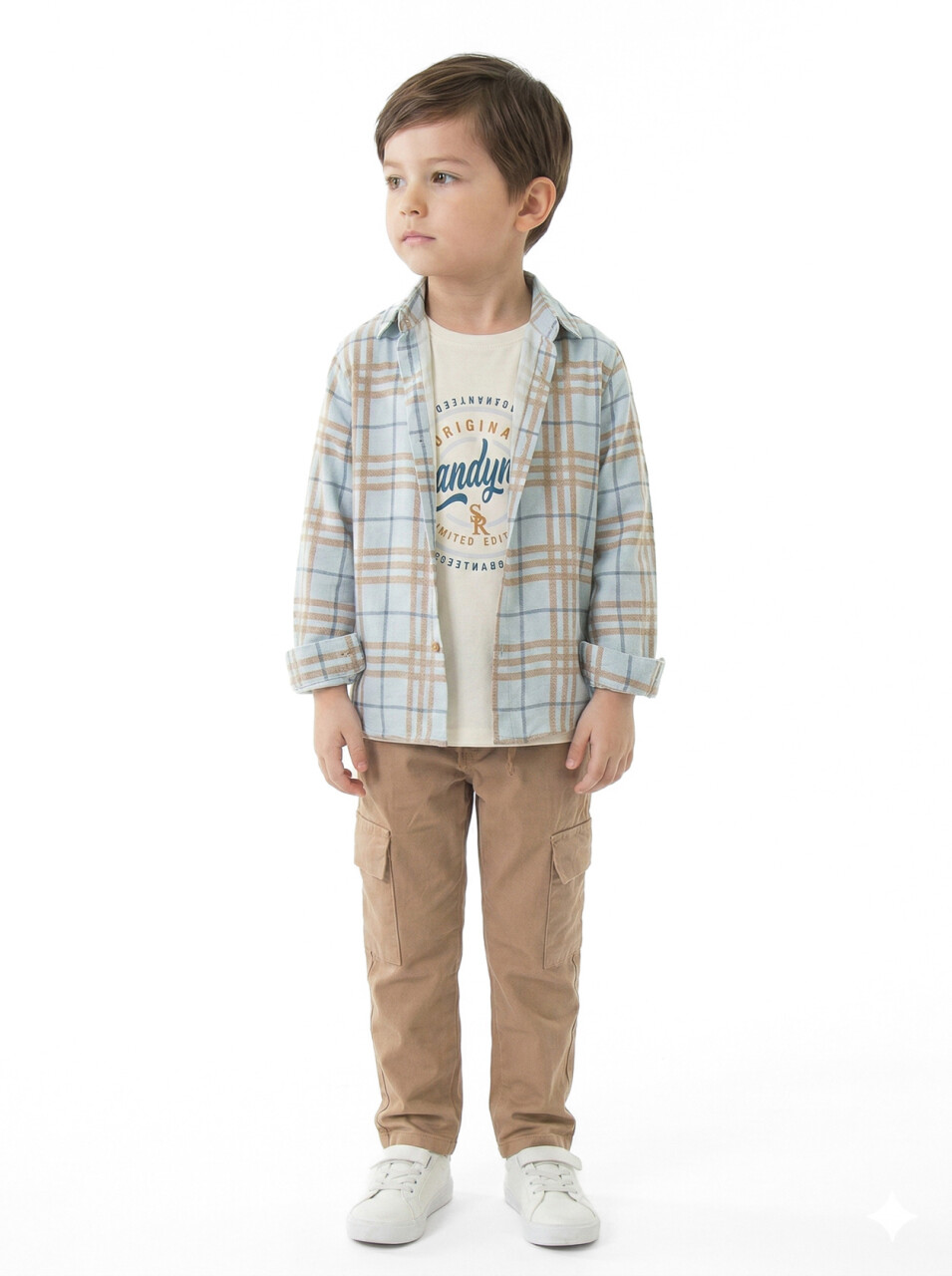 Erkek Çocuk 4'lu Alt Üst Takım 3-8 Yaş 4504 Turkuaz - 4