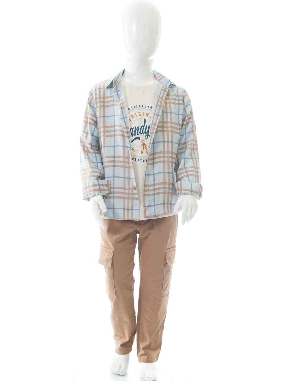 Erkek Çocuk 4'lu Alt Üst Takım 3-8 Yaş 4504 Turkuaz - 10