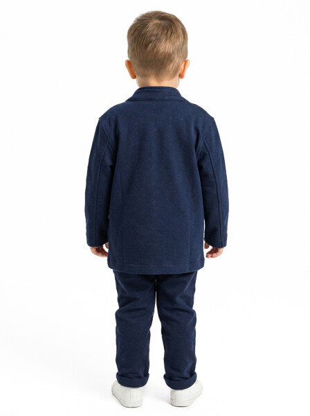 Erkek Çocuk 3'lu Alt Üst Takım 6-36 Ay 4302 Lacivert - 2