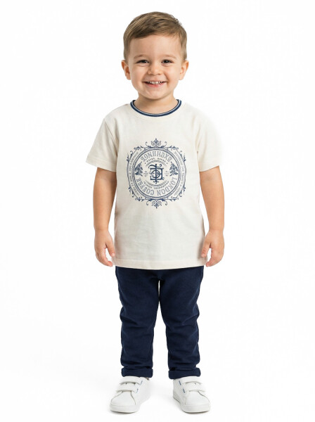 Erkek Çocuk 3'lu Alt Üst Takım 6-36 Ay 4302 Lacivert - 3