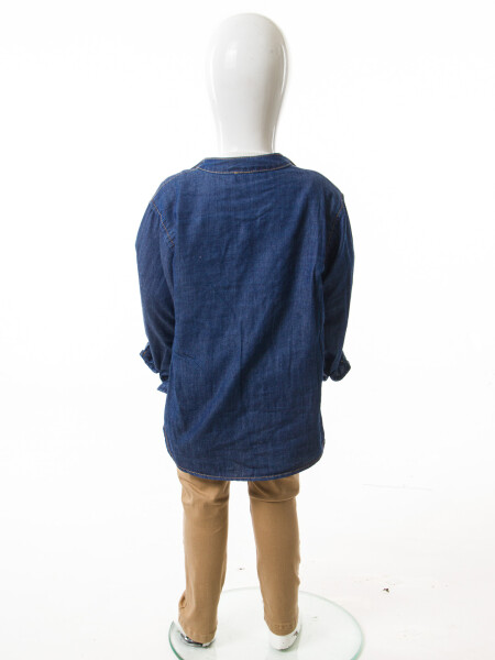 Erkek Çocuk 4'lu Alt Üst Takım 6-36 Ay 4208 Mavi - 7