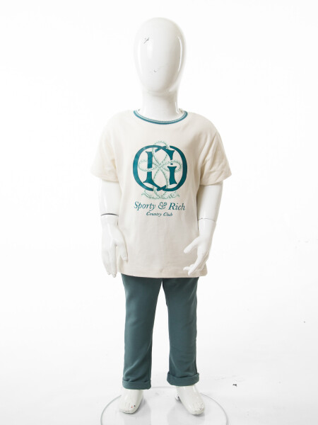 Erkek Çocuk 3'lu Alt Üst Takım 6-36 Ay 4305 Mint - 7