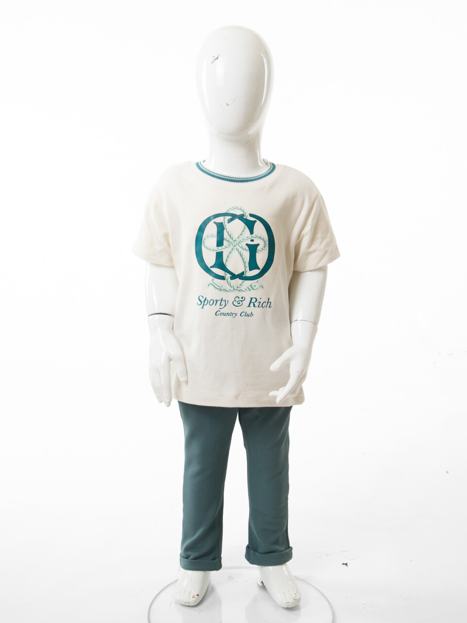 Erkek Çocuk 3'lu Alt Üst Takım 6-36 Ay 4305 Mint - 7