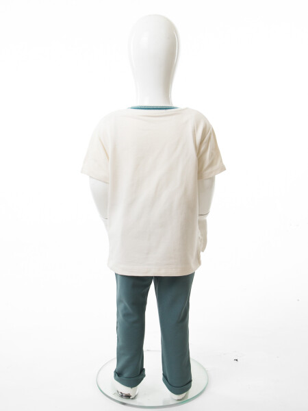 Erkek Çocuk 3'lu Alt Üst Takım 6-36 Ay 4305 Mint - 8