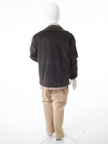 Erkek Çocuk 4'lu Alt Üst Takım 2-7 Yaş 4436 Siyah - 12