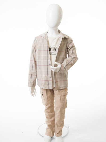 Erkek Çocuk 4'lu Alt Üst Takım 2-7 Yaş 4436 Siyah - 13