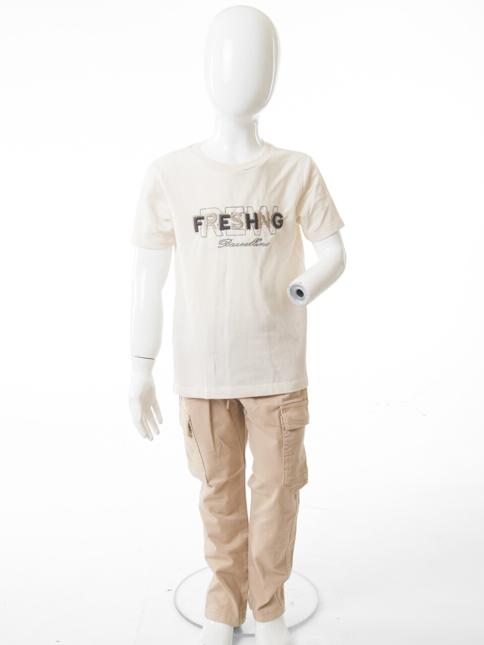 Erkek Çocuk 4'lu Alt Üst Takım 2-7 Yaş 4436 Siyah - 16