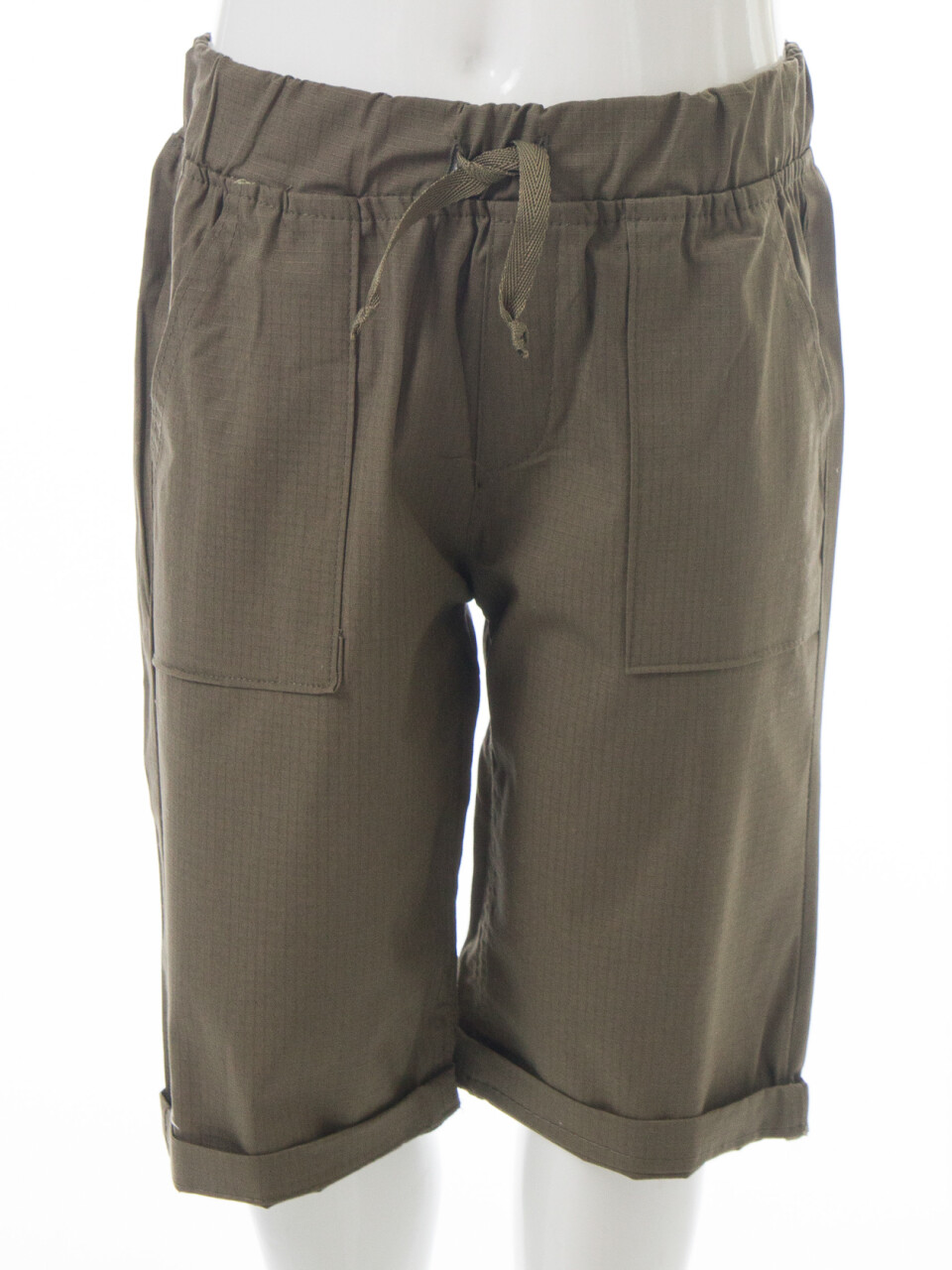 Erkek Çocuk Yazlık 2'li Alt Üst Takım (Gömlek + Şort) 1-5 Yaş 8087 Bej - Haki - 5