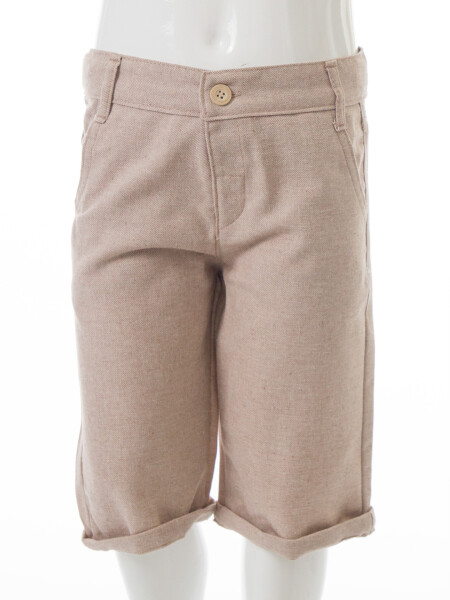 Erkek Çocuk Yazlık 3'lü Alt Üst Takım 3-8 Yaş 8131 Bej - 5