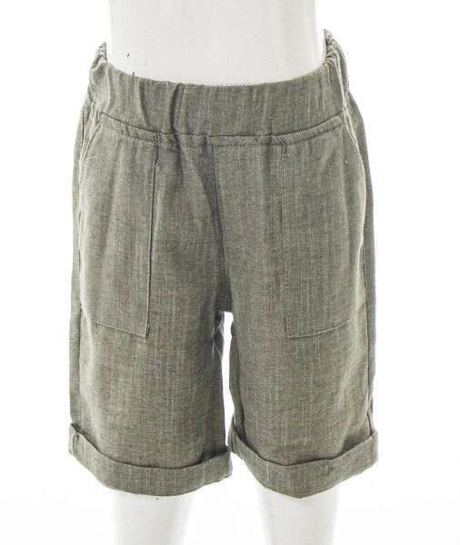 Erkek Çocuk Yazlık 3'lü Alt Üst Takım 6-36 Ay 8093 Ekru - Haki - 2