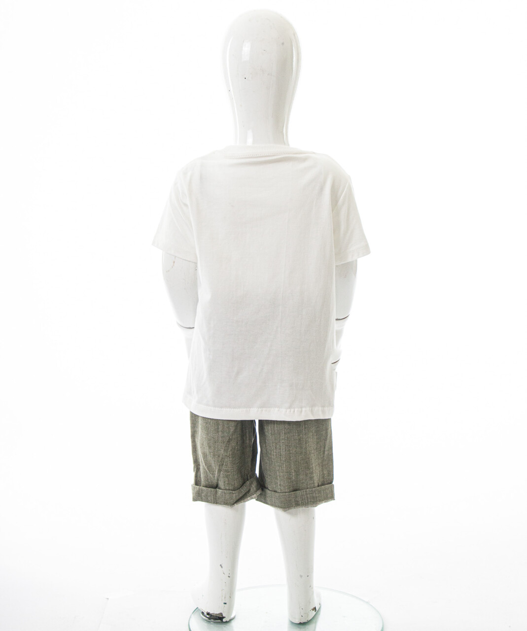 Erkek Çocuk Yazlık 3'lü Alt Üst Takım 6-36 Ay 8093 Ekru - Haki - 9