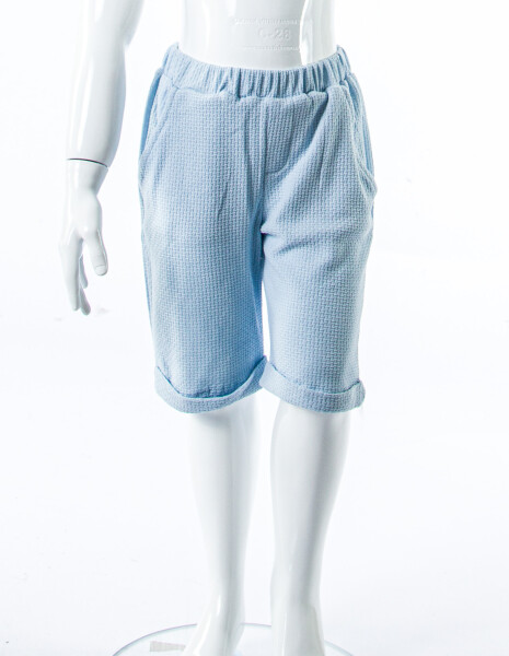 Erkek Çocuk Yazlık 3'lu Alt Üst Takım 1-5 Yaş 8314 Mavi - 2