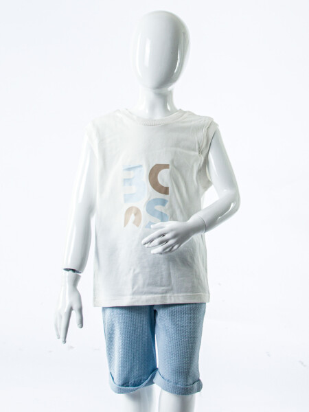 Erkek Çocuk Yazlık 3'lu Alt Üst Takım 1-5 Yaş 8314 Mavi - 9