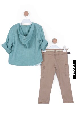 Erkek Çocuk Alt Üst Takım 3-8 Yaş 5615 Yeşil - 2