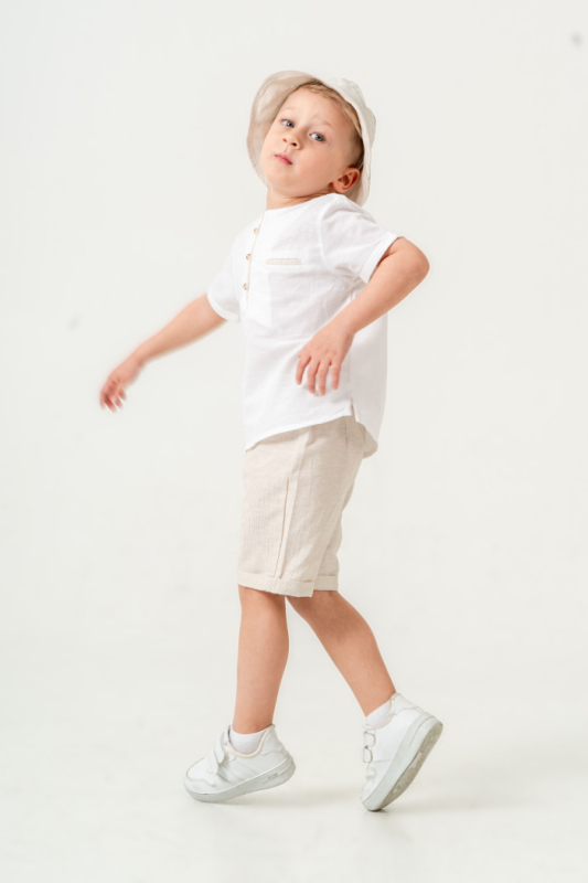 Erkek Çocuk Alt Üst Takım 6-24 Ay 8022 Ekru - Bej - 7