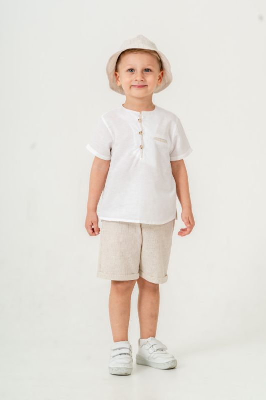 Erkek Çocuk Alt Üst Takım 6-24 Ay 8022 Ekru - Bej - 10