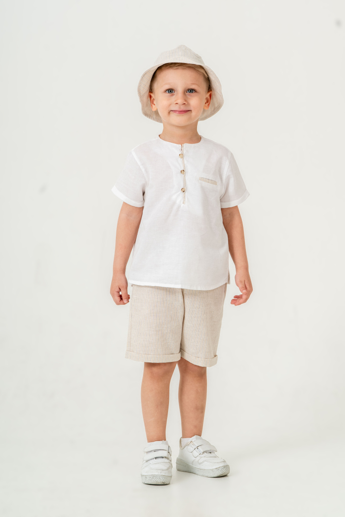 Erkek Çocuk Alt Üst Takım 6-24 Ay 8022 Ekru - Bej - 10