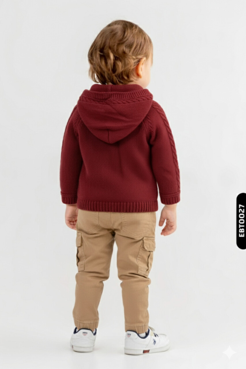 Erkek Çocuk Alt Üst Takım 6-36 Ay 2505 Bordo - 3