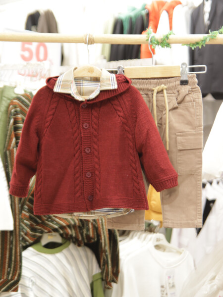 Erkek Çocuk Alt Üst Takım 6-36 Ay 2505 Bordo - 4