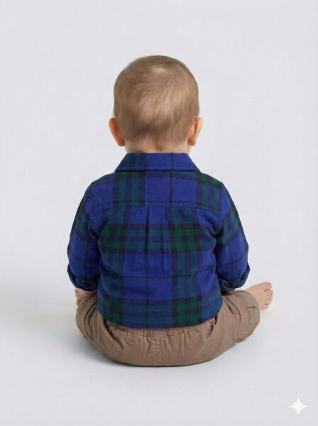 Erkek Çocuk 3'lü Alt Üst Takmı 6-36 Ay 2512 Haki - 4