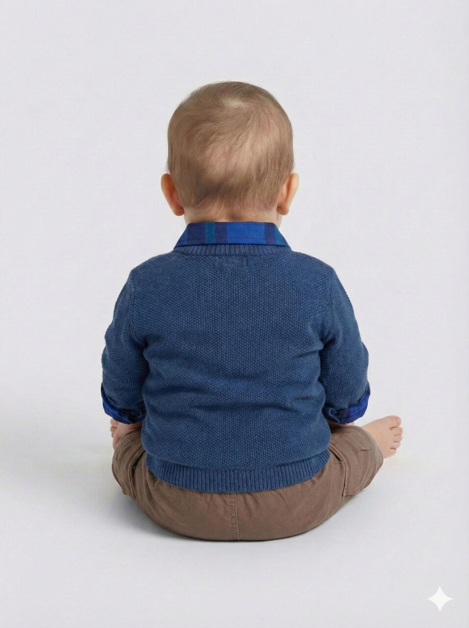 Erkek Çocuk 3'lü ALt Üst Takmı 6-36 Ay 2519 Lacivert - 2