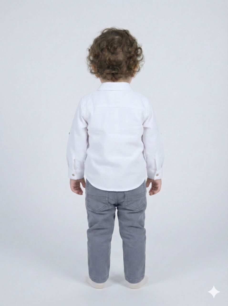 Erkek Çocuk 3'lü Alt Üst Takmı 1-5 Yaş 4253 Mavi - 4