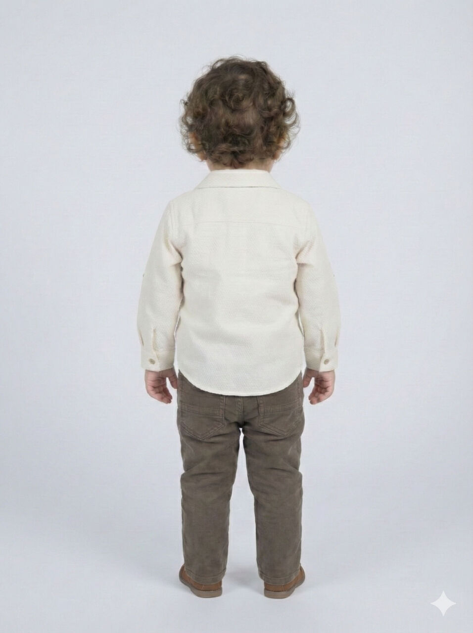 Erkek Çocuk 3'lü Alt Üst Takmı 1-5 Yaş 4263 Bej - 4